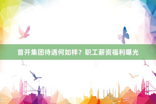 首开集团待遇何如样？职工薪资福利曝光
